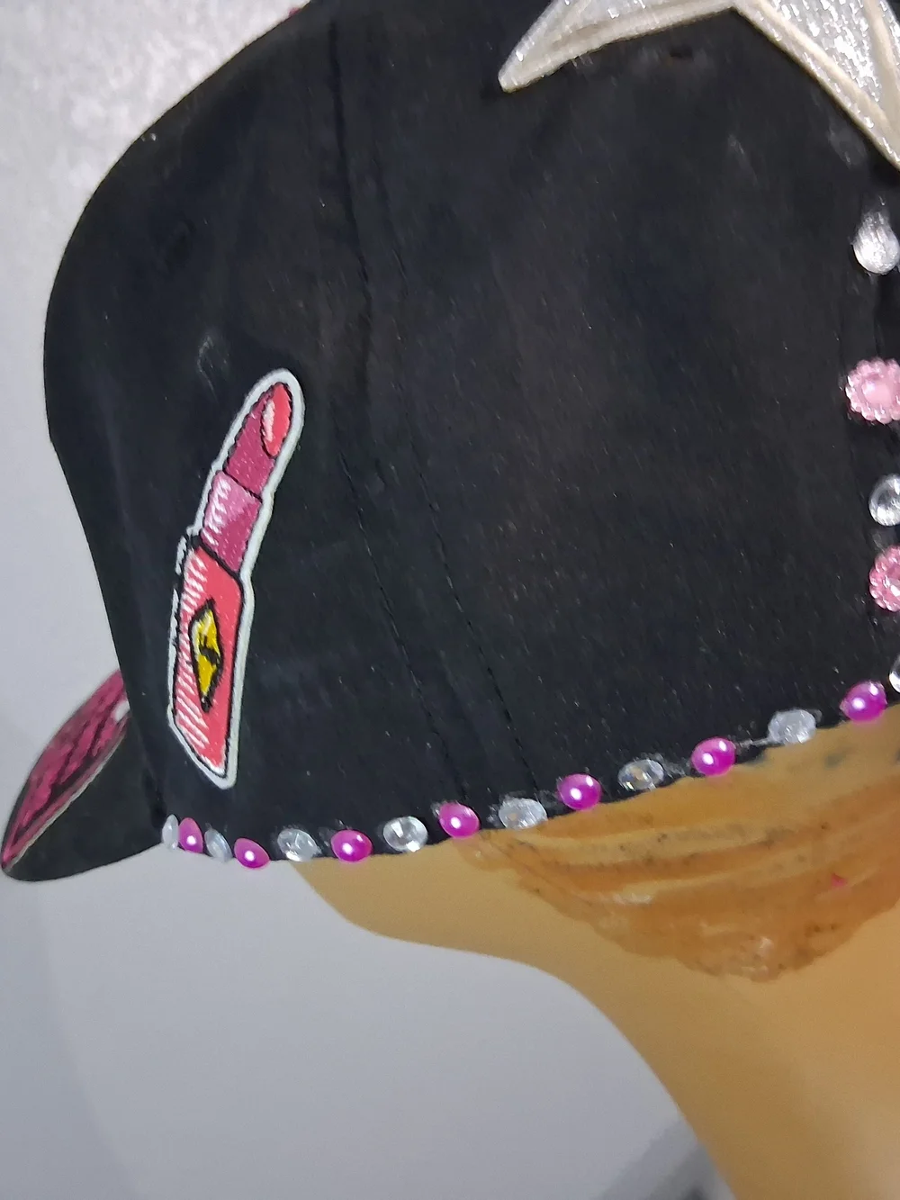Hand Crafted black baseball